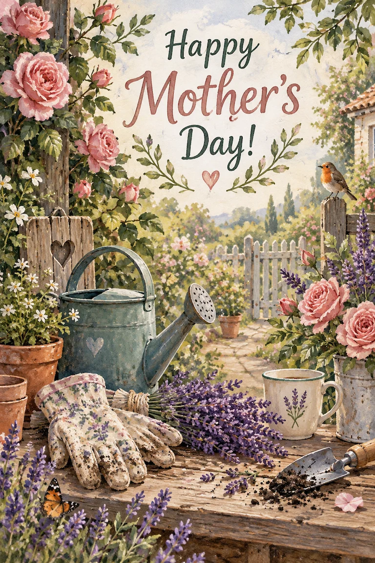 Mother’s Day card ideas finished card example preview